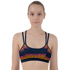 Pattern Ornaments Africa Safari Line Them Up Sports Bra by Celenk