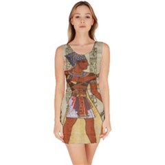 Egyptian Design Man Royal Bodycon Dress by Celenk