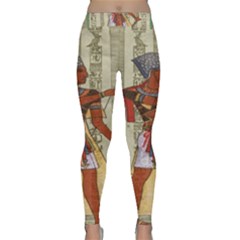 Egyptian Design Man Royal Classic Yoga Leggings by Celenk