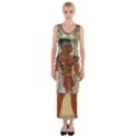 Egyptian Design Man Royal Fitted Maxi Dress View1