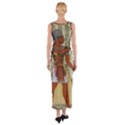 Egyptian Design Man Royal Fitted Maxi Dress View2