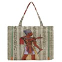 Egyptian Design Man Royal Zipper Medium Tote Bag View1