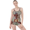 Egyptian Design Man Royal Boyleg Tankini Set  View1