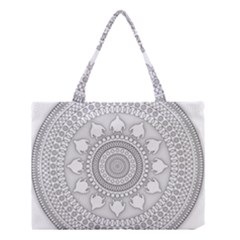 Mandala Ethnic Pattern Medium Tote Bag by Celenk