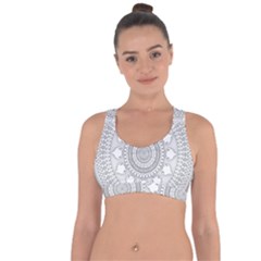 Mandala Ethnic Pattern Cross String Back Sports Bra