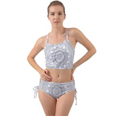 Mandala Ethnic Pattern Mini Tank Bikini Set