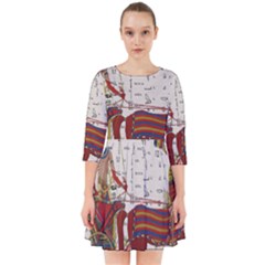 Egyptian Tutunkhamun Pharaoh Design Smock Dress