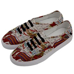 Egyptian Tutunkhamun Pharaoh Design Men s Classic Low Top Sneakers by Celenk