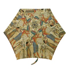 Egyptian Man Sun God Ra Amun Mini Folding Umbrellas