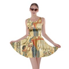 Egyptian Man Sun God Ra Amun Skater Dress