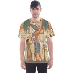 Egyptian Man Sun God Ra Amun Men s Sports Mesh Tee