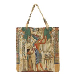 Egyptian Man Sun God Ra Amun Grocery Tote Bag