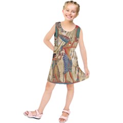 Egyptian Man Sun God Ra Amun Kids  Tunic Dress