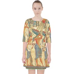 Egyptian Man Sun God Ra Amun Pocket Dress