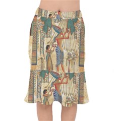 Egyptian Man Sun God Ra Amun Mermaid Skirt