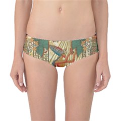 Egyptian Man Sun God Ra Amun Classic Bikini Bottoms by Celenk