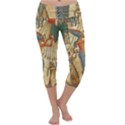 Egyptian Man Sun God Ra Amun Capri Yoga Leggings View1