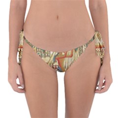 Egyptian Man Sun God Ra Amun Reversible Bikini Bottom by Celenk