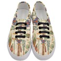 Egyptian Paper Papyrus Hieroglyphs Women s Classic Low Top Sneakers View1