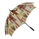 Egyptian Design Man Woman Priest Golf Umbrellas View2