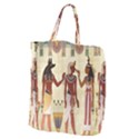 Egyptian Design Man Woman Priest Giant Grocery Zipper Tote View1