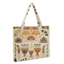 Egyptian Paper Papyrus Hieroglyphs Zipper Medium Tote Bag View2