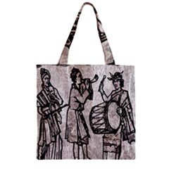 Man Ethic African People Collage Zipper Grocery Tote Bag by Celenk