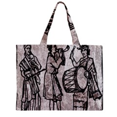 Man Ethic African People Collage Zipper Mini Tote Bag by Celenk