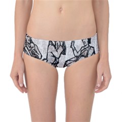 Man Ethic African People Collage Classic Bikini Bottoms by Celenk