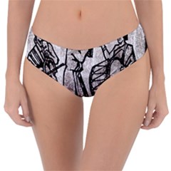 Man Ethic African People Collage Reversible Classic Bikini Bottoms