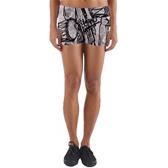 Man Ethic African People Collage Yoga Shorts