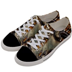 Texture Textile Beads Beading Women s Low Top Canvas Sneakers