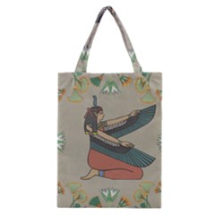 Egyptian Woman Wings Design Classic Tote Bag by Celenk