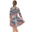 Egyptian Woman Wings Design Smock Dress View2