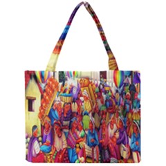 Guatemala Art Painting Naive Mini Tote Bag by Celenk