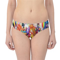 Guatemala Art Painting Naive Hipster Bikini Bottoms by Celenk