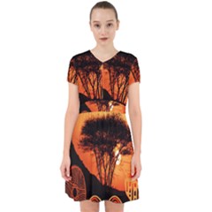 Africa Safari Summer Sun Nature Adorable In Chiffon Dress