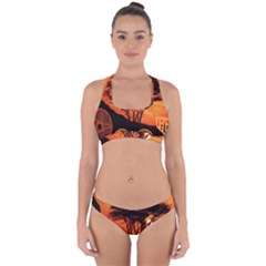 Africa Safari Summer Sun Nature Cross Back Hipster Bikini Set