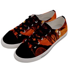 Africa Safari Summer Sun Nature Men s Low Top Canvas Sneakers by Celenk