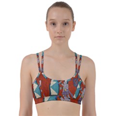 Mexico Puebla Mural Ethnic Aztec Line Them Up Sports Bra