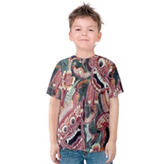 Indonesia Bali Batik Fabric Kids  Cotton Tee