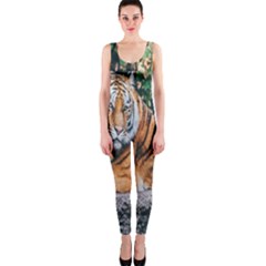 Animal Big Cat Safari Tiger Onepiece Catsuit by Celenk