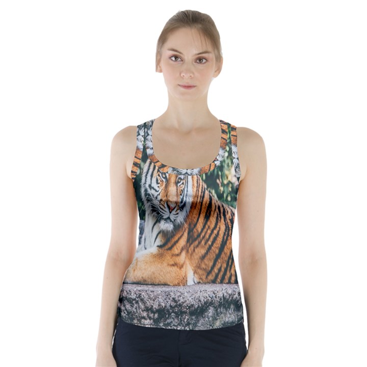 Animal Big Cat Safari Tiger Racer Back Sports Top