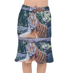 Animal Big Cat Safari Tiger Mermaid Skirt