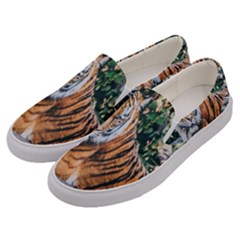 Animal Big Cat Safari Tiger Men s Canvas Slip Ons