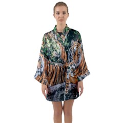 Animal Big Cat Safari Tiger Long Sleeve Kimono Robe by Celenk