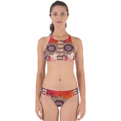 Mandala Art Design Pattern Ethnic Perfectly Cut Out Bikini Set