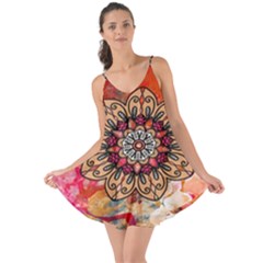 Mandala Art Design Pattern Ethnic Love The Sun Cover Up