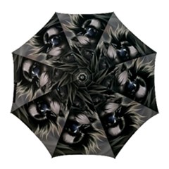 Angry Lion Digital Art Hd Golf Umbrellas by Celenk