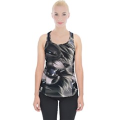 Angry Lion Digital Art Hd Piece Up Tank Top